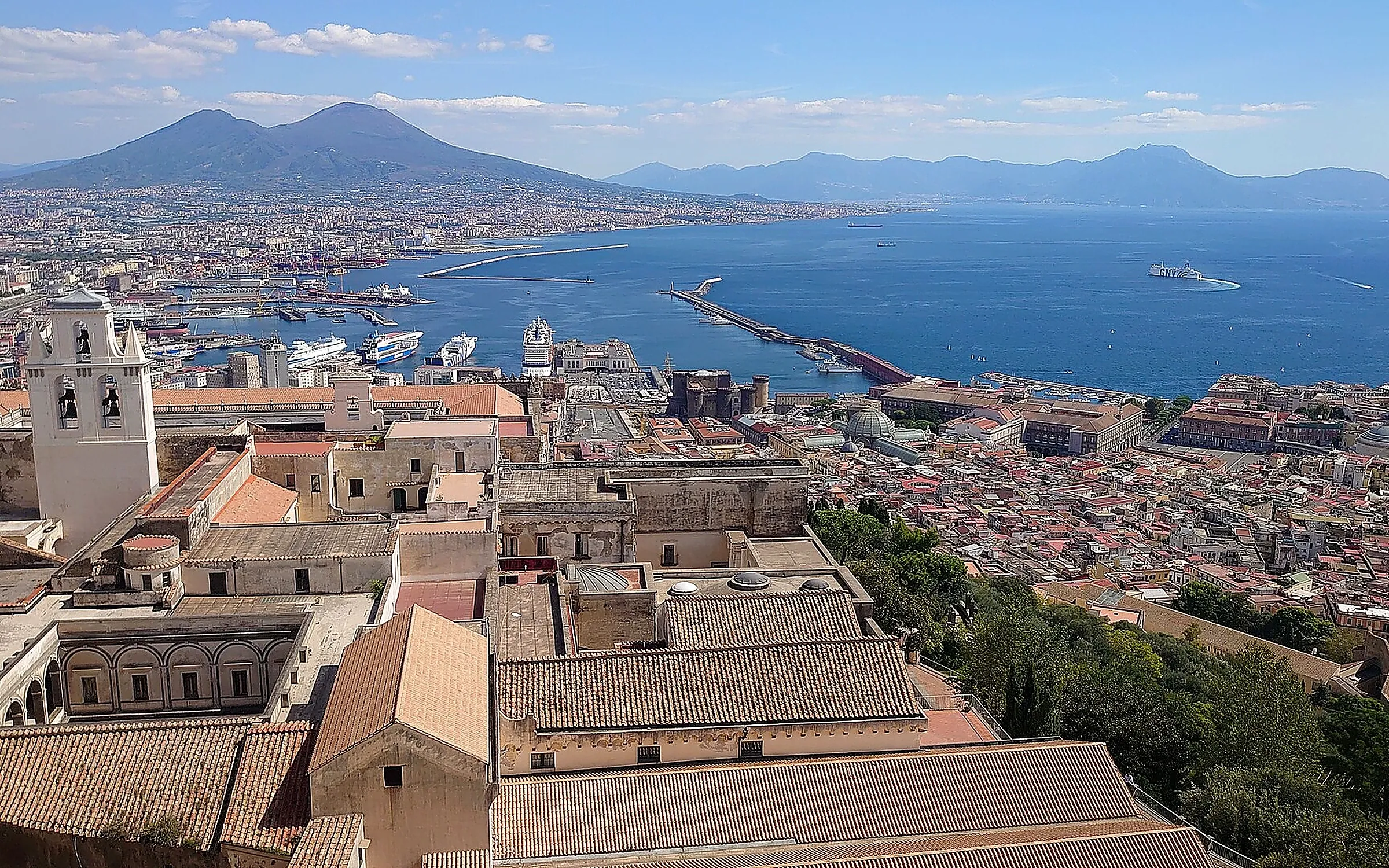 Napoli: veduta della città